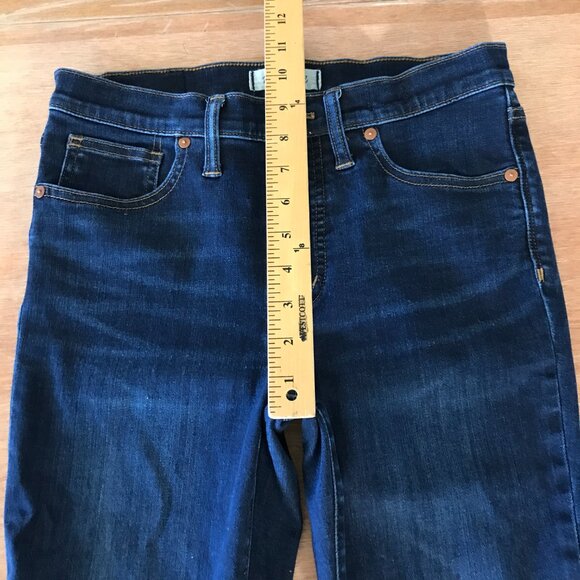 Madewell 9" High Rise Skinny Jeans Women 28 Blue Medium Wash Stretch Preppy - Picture 8 of 13